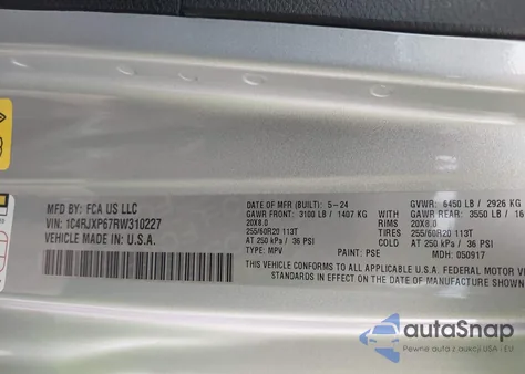 2024 Jeep Wrangler 4Xe Sahara 4Xe z USA, uszkodzony, nr VIN 1C4RJXP67RW310227